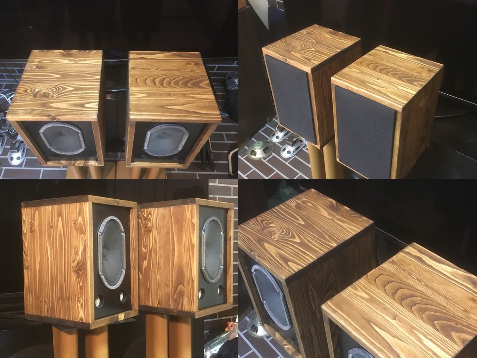 Telefunken 録音モニタースピーカー ペア 高能率・高音質 天然木