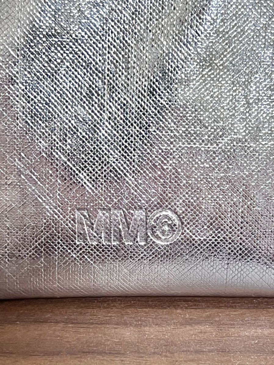  new goods MM6 mezzo n Margiela silver coin case L character Zip Mini purse 