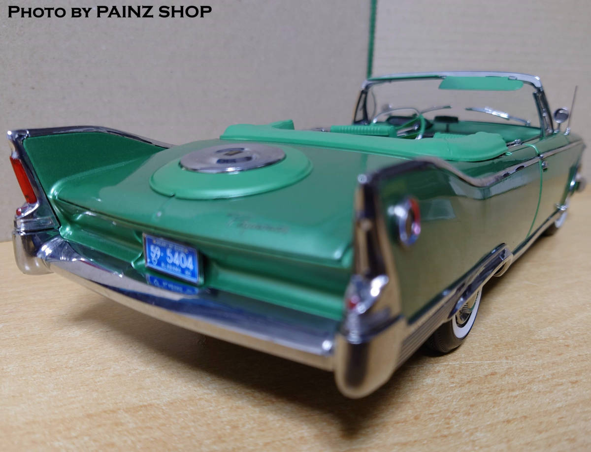 1/18 plymouth Fury convertible 1960 chrome green Plymouth Fury Sunstar made die-cast 