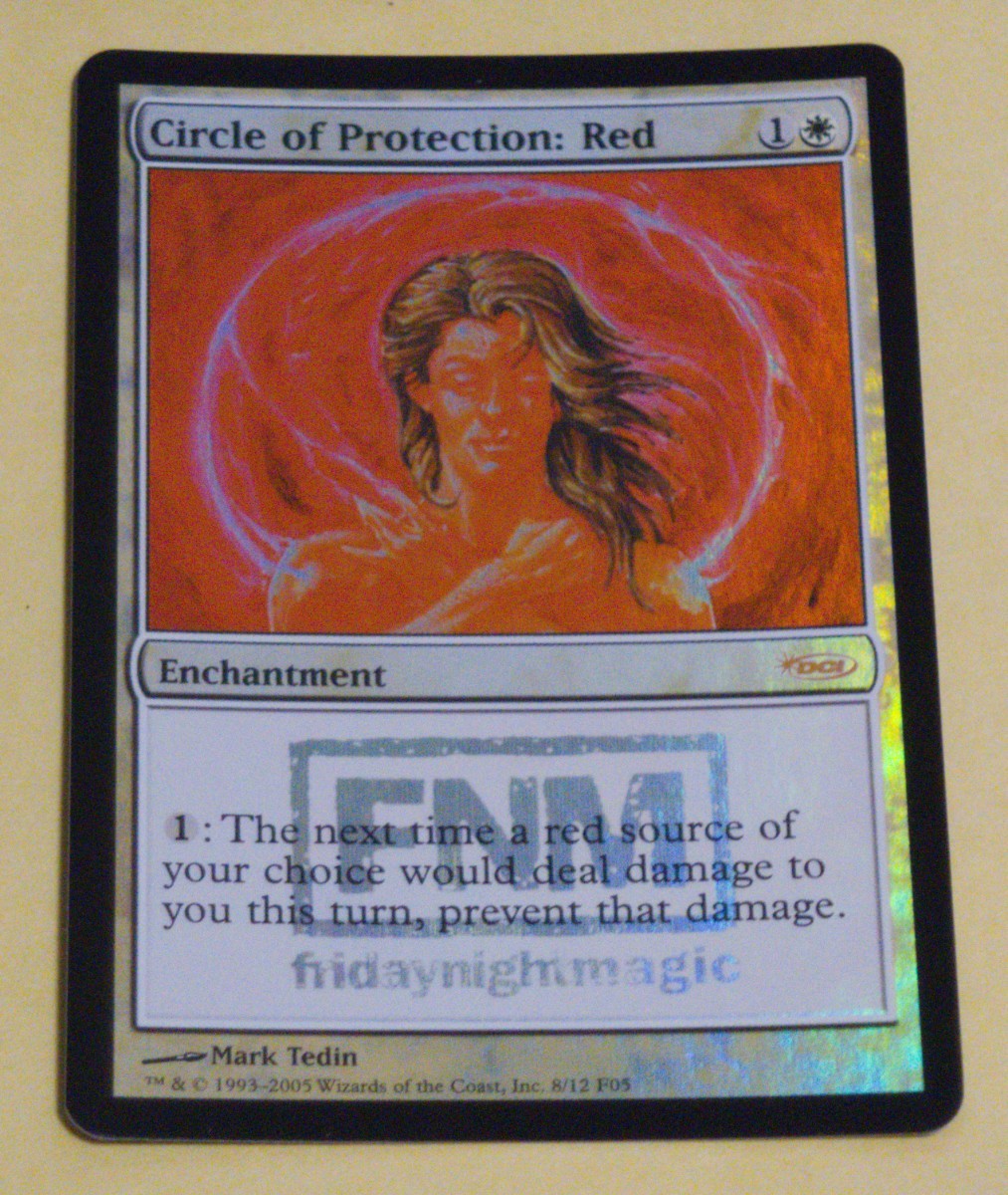 FOIL★赤の防御円/Circle of Protection: Red☆FNM_画像1