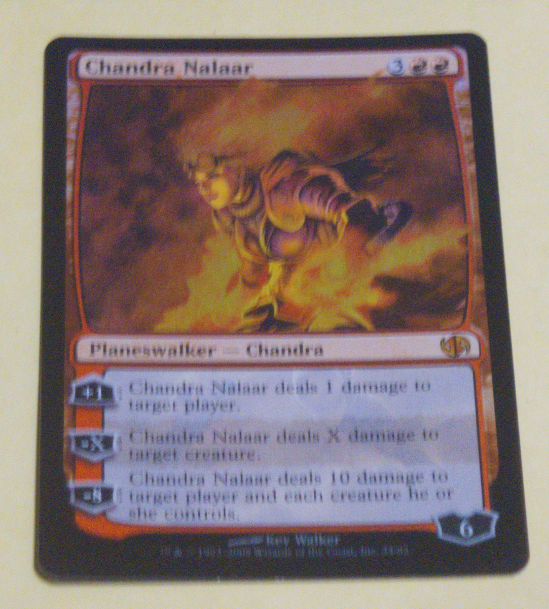 FOIL★チャンドラ・ナラー/Chandra Nalaar☆デュエルデッキ:ジェイスvsチャンドラ_画像1