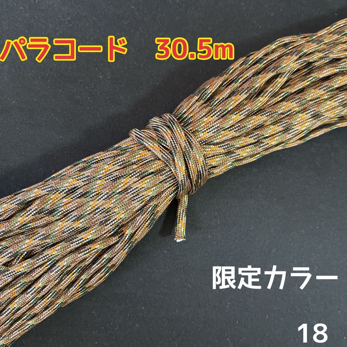パラコード 多機能ロープ 30m 2本セット