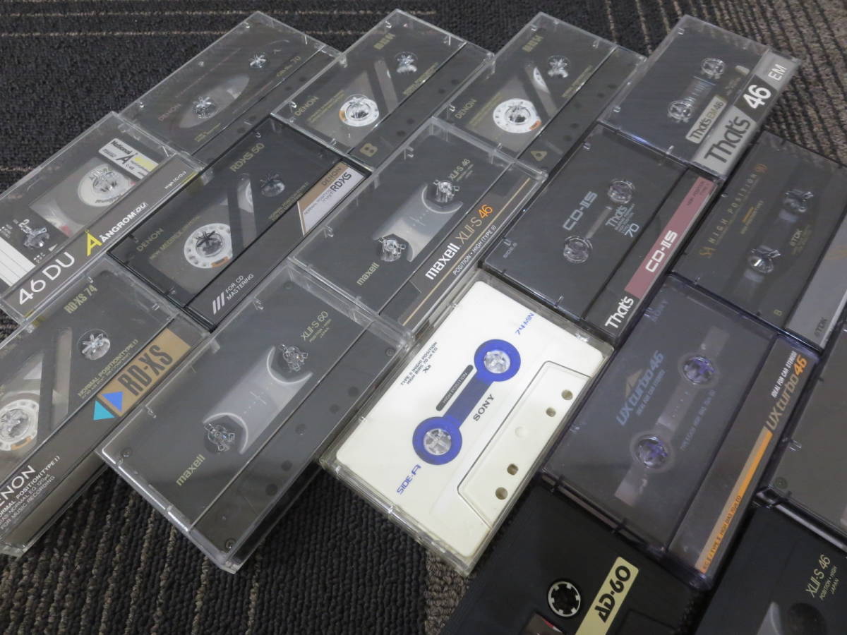 必見】 希少 カセットテープ 17点 maxell Aurex SONY That's TDK DENON