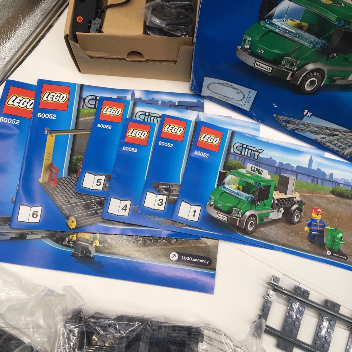 6m8 【ほぼ未開封】LEGO レゴ 60052 工事現場 カーゴトレイン