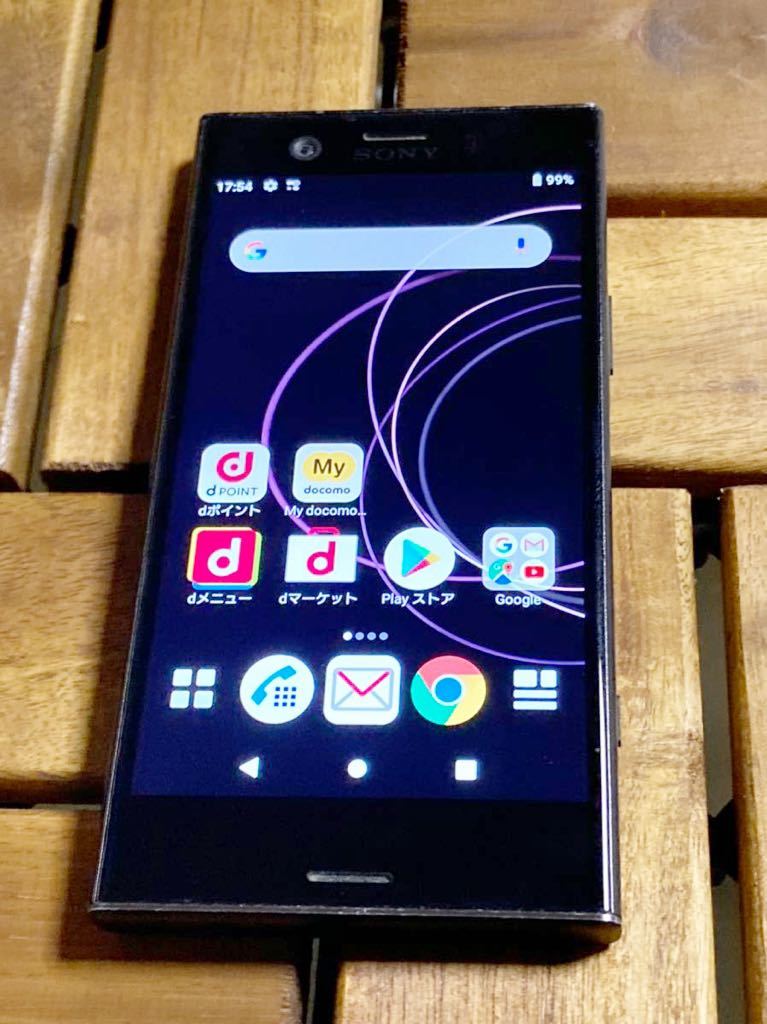 中古 バッテリー良好表示 SO-02K Xperia XZ1 Compact ブラック★ スマホ スマホ 白ロム ドコモ SIMロック解除済み P8