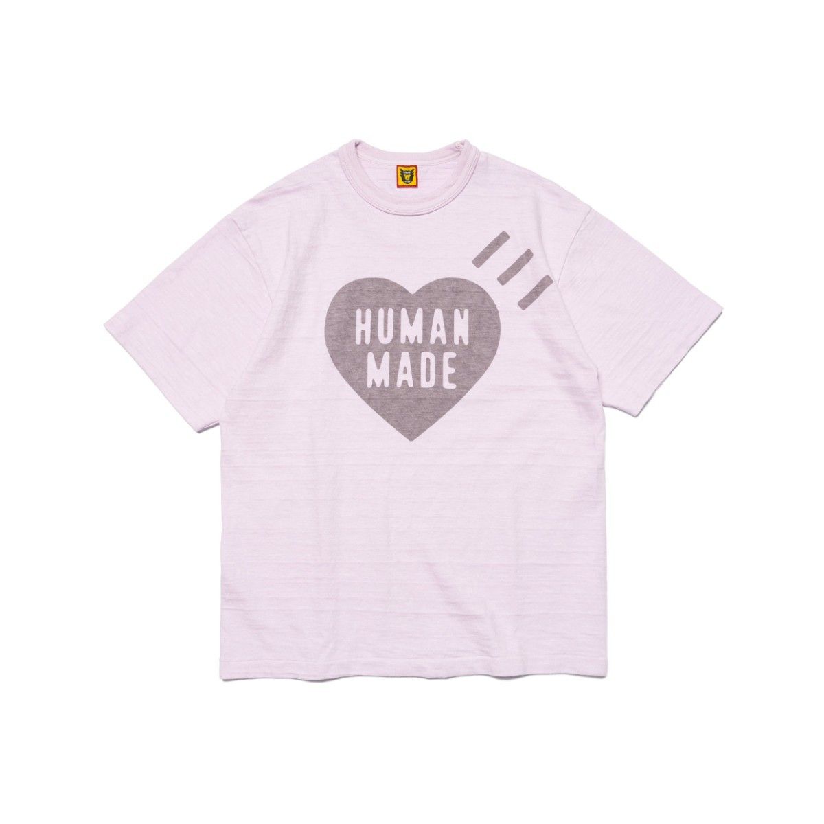 サイズL HUMAN MADE COLOR T-SHIRT ヒューマンメイド カラーTシャツ 薄紫 パープル ハート heart