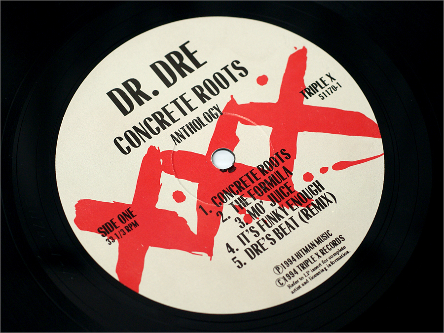 US盤12インチ● DR.DRE ドクター・ドレ CONCRETE ROOTS - ANTHOLOGY ( Cli-N-Tel,The D.O.C. Michel'le,N.W.A. World Class Wreckin' Cru )の画像2