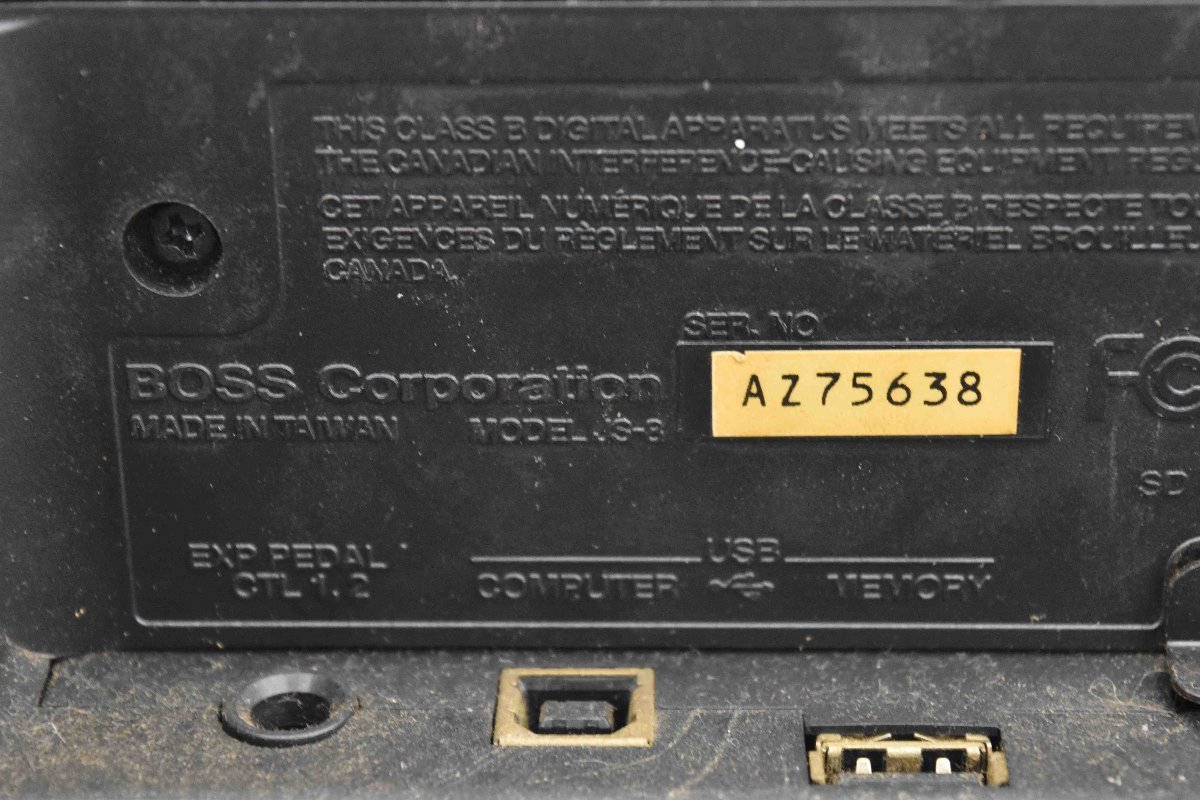 F☆BOSS ボス オーディオプレーヤー ギターアンプ eBand JS-8 ☆中古