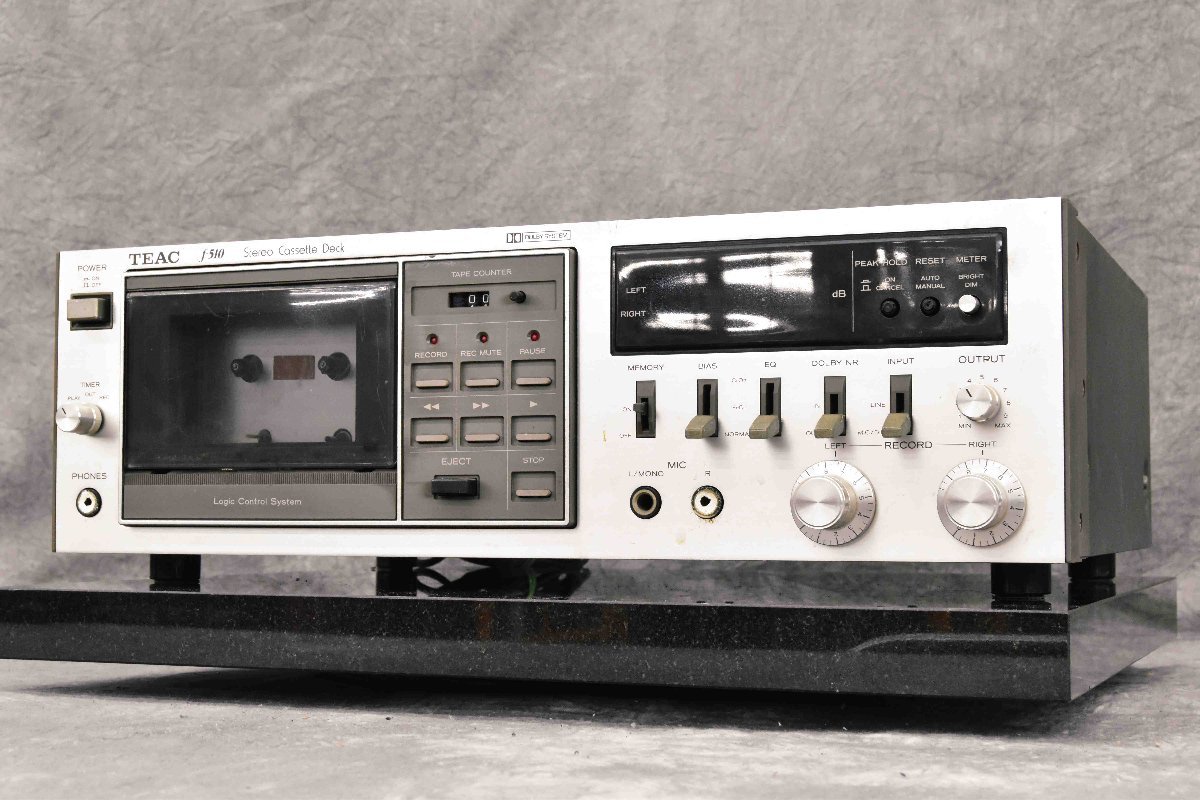 F☆TEAC ティアック f-510 カセットデッキ ☆ジャンク品☆ F☆TEAC ティアック f-510 カセットデッキ ☆ジャンク品☆