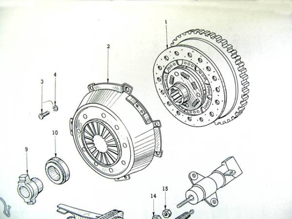 SR311・U20エンジン用　クラッチディスク　製造廃止部品,,_画像3