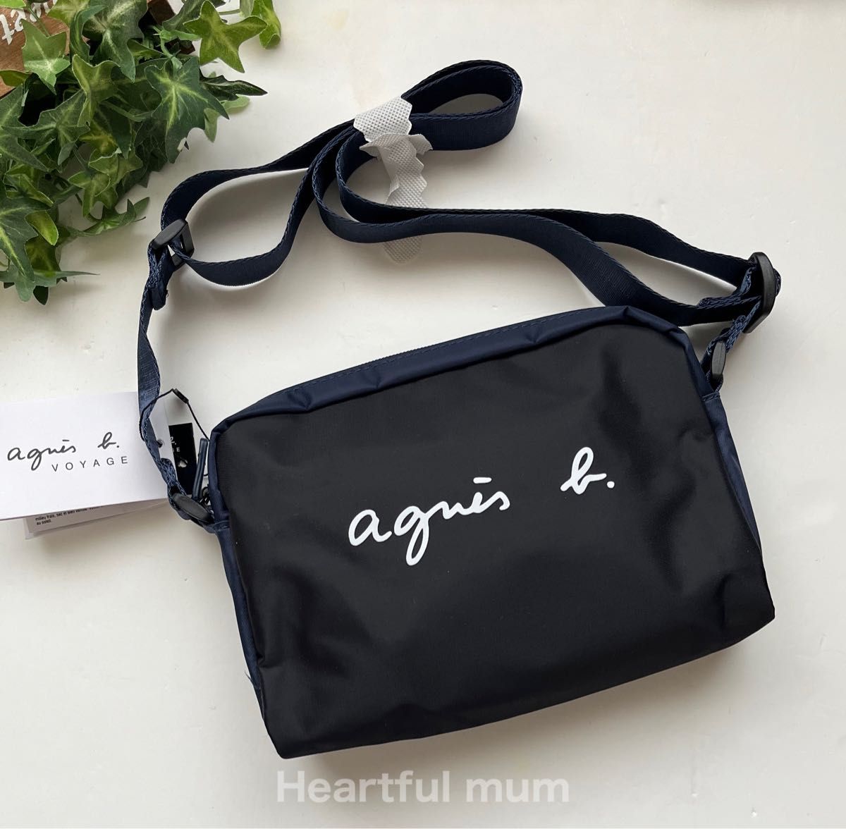 新品 アニエスベー ボヤージュ ショルダーバッグ ミニバッグ agnes b