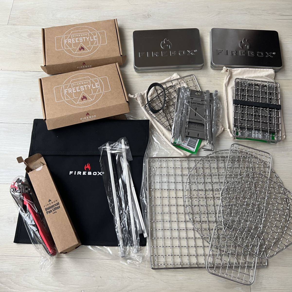 未使用 FIREBOX FREESTYLE STOVE EVERYTHING KIT チタン ファイア