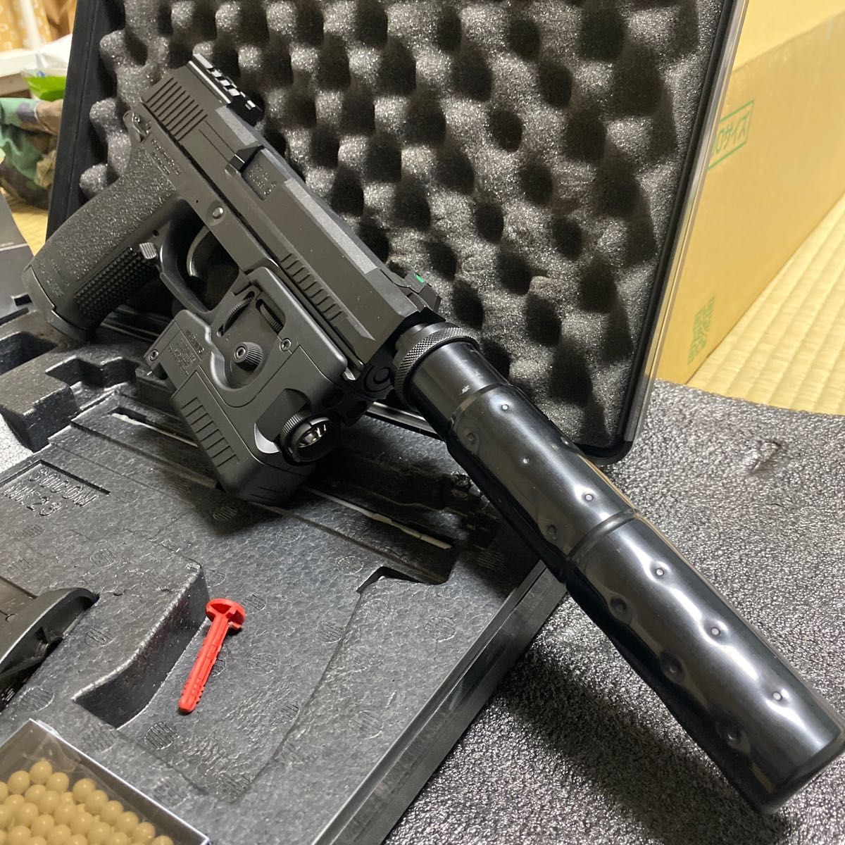 東京マルイ SOCOM mk23 アングス ロングレンジカスタム 0.9J ガスガン