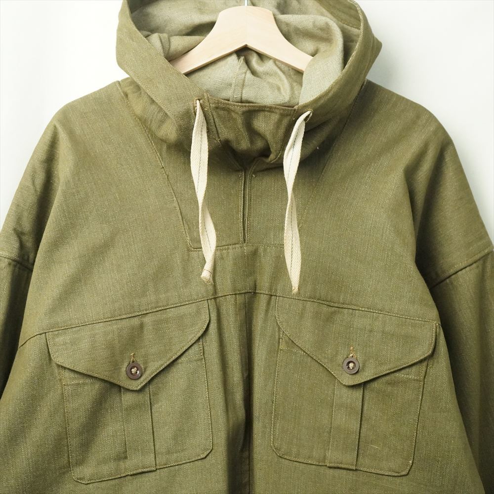 40s Vintage military England army SAS smock suit pull over jacket green Denim non woshuno.2 1941