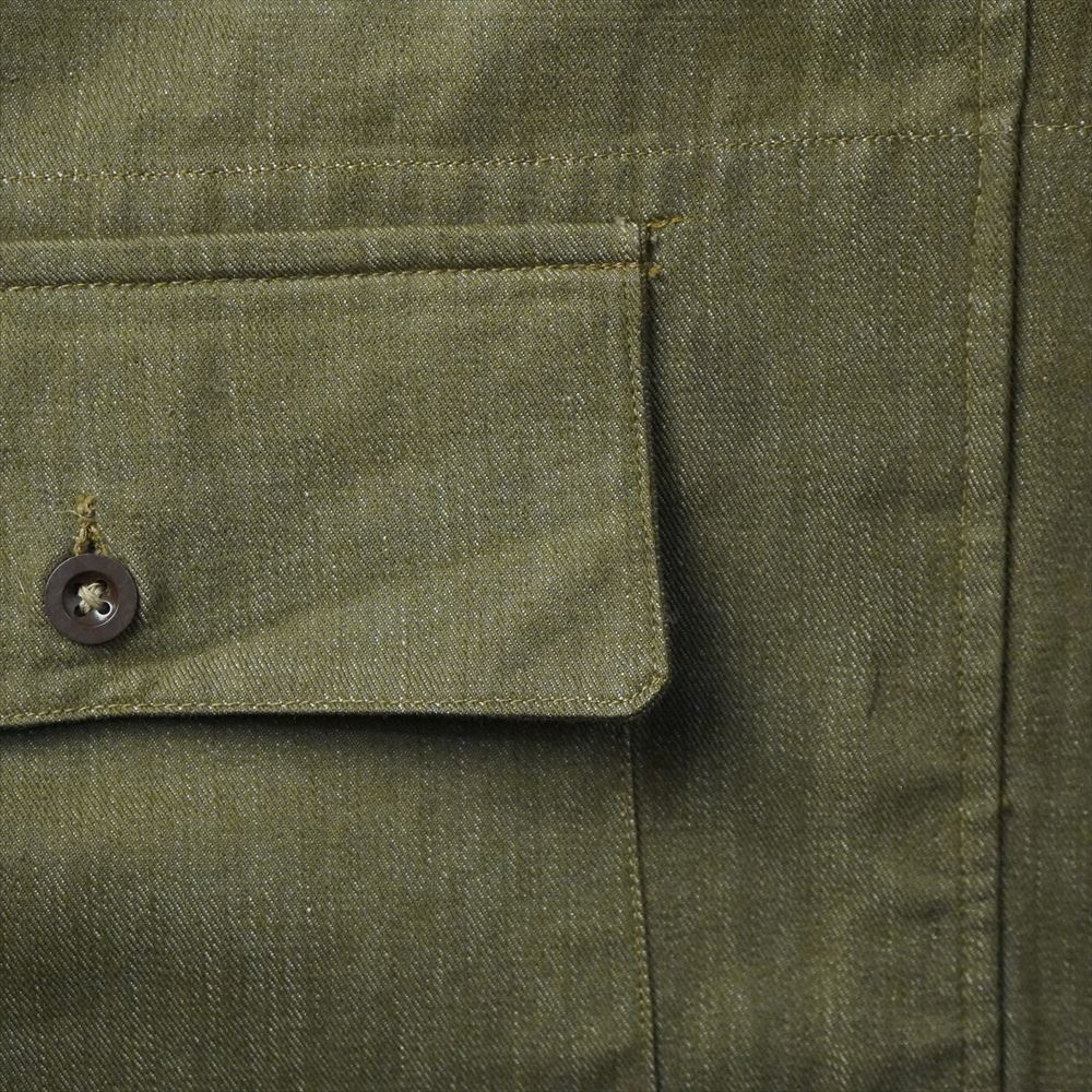 40s Vintage military England army SAS smock suit pull over jacket green Denim non woshuno.2 1941