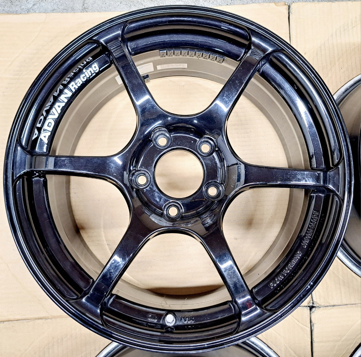 美品】ヨコハマ アドバンレーシングRG3 17インチ ホイール 4本 スバル