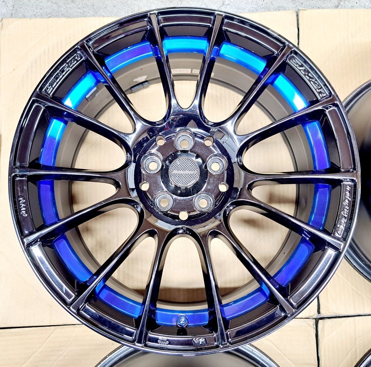 美品】ウェッズスポーツSA72R 17インチ ホイール 4本 スバル レガシィ