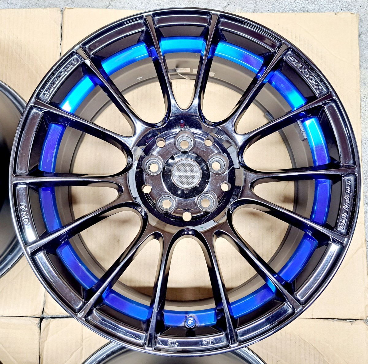 美品】ウェッズスポーツSA72R 17インチ ホイール 4本 スバル レガシィ