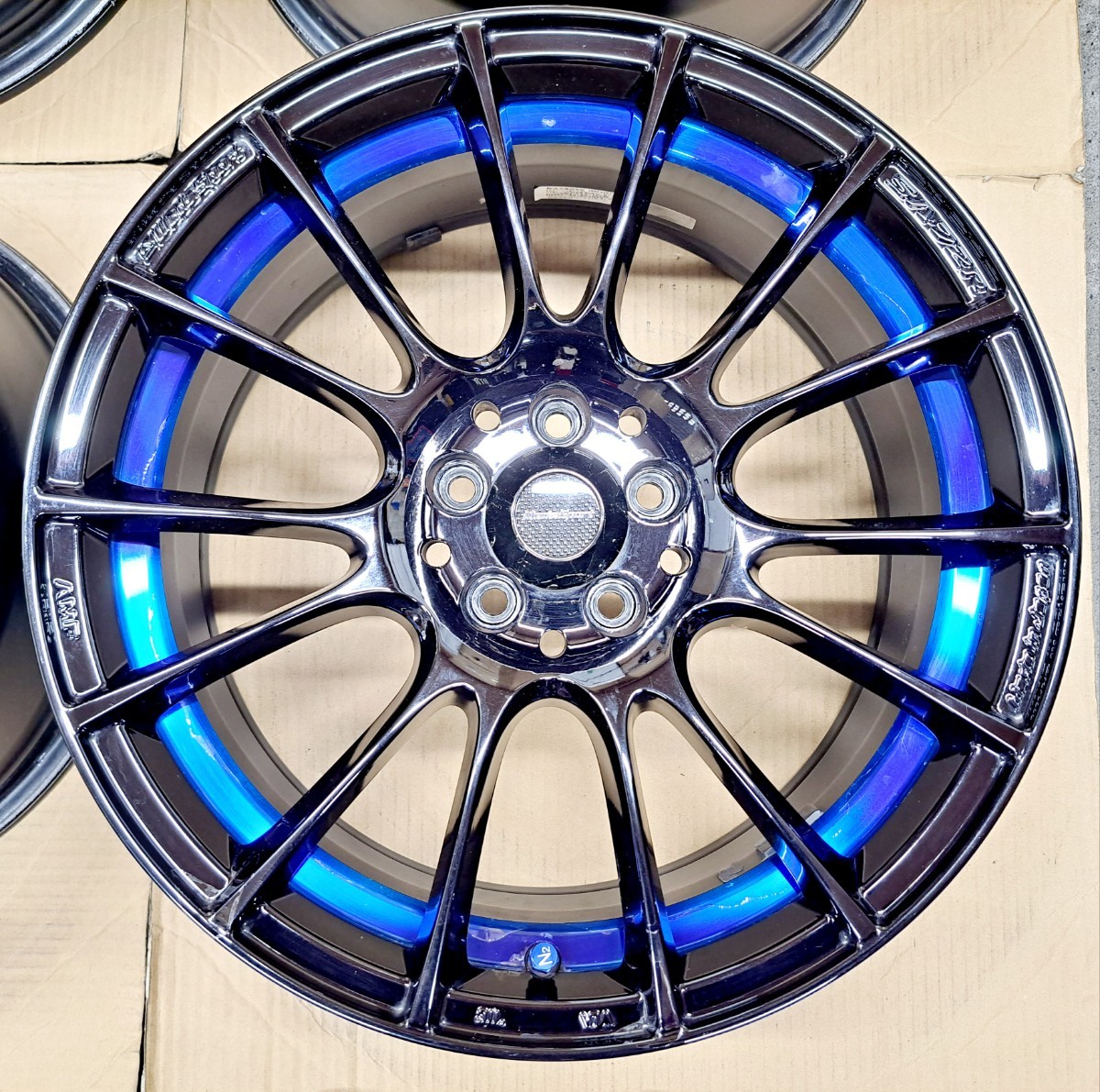 美品】ウェッズスポーツSA72R 17インチ ホイール 4本 スバル レガシィ
