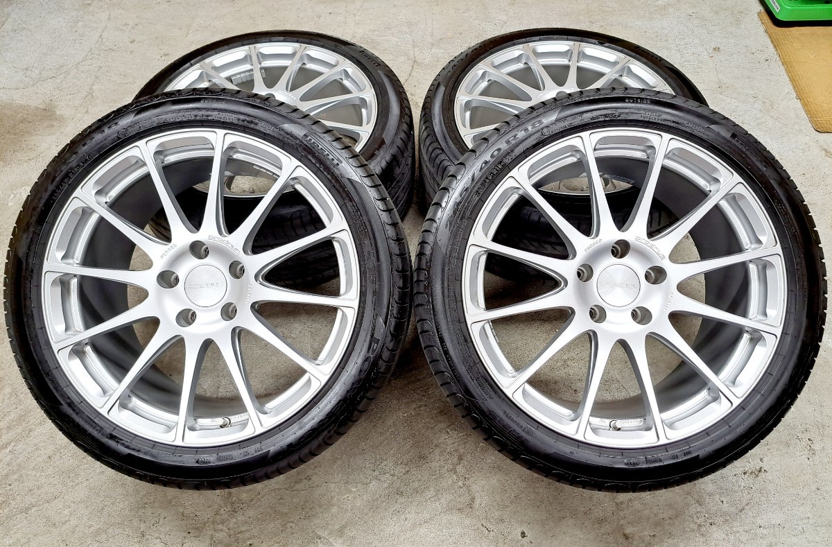 【ほぼ新品】プロドライブGC-012L ホイールタイヤ 2022 ピレリ 245/40R18 18インチ 8.5J 114.3 鍛造 スバル WRX STI レヴォーグ 定価60万円_画像7