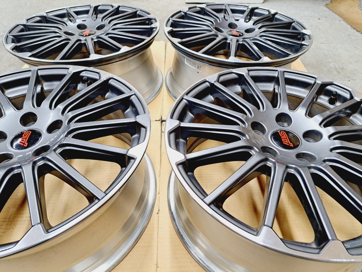 美品】スバル レヴォーグ STI スポーツ 純正 ホイール 4本 7.5J 114.3