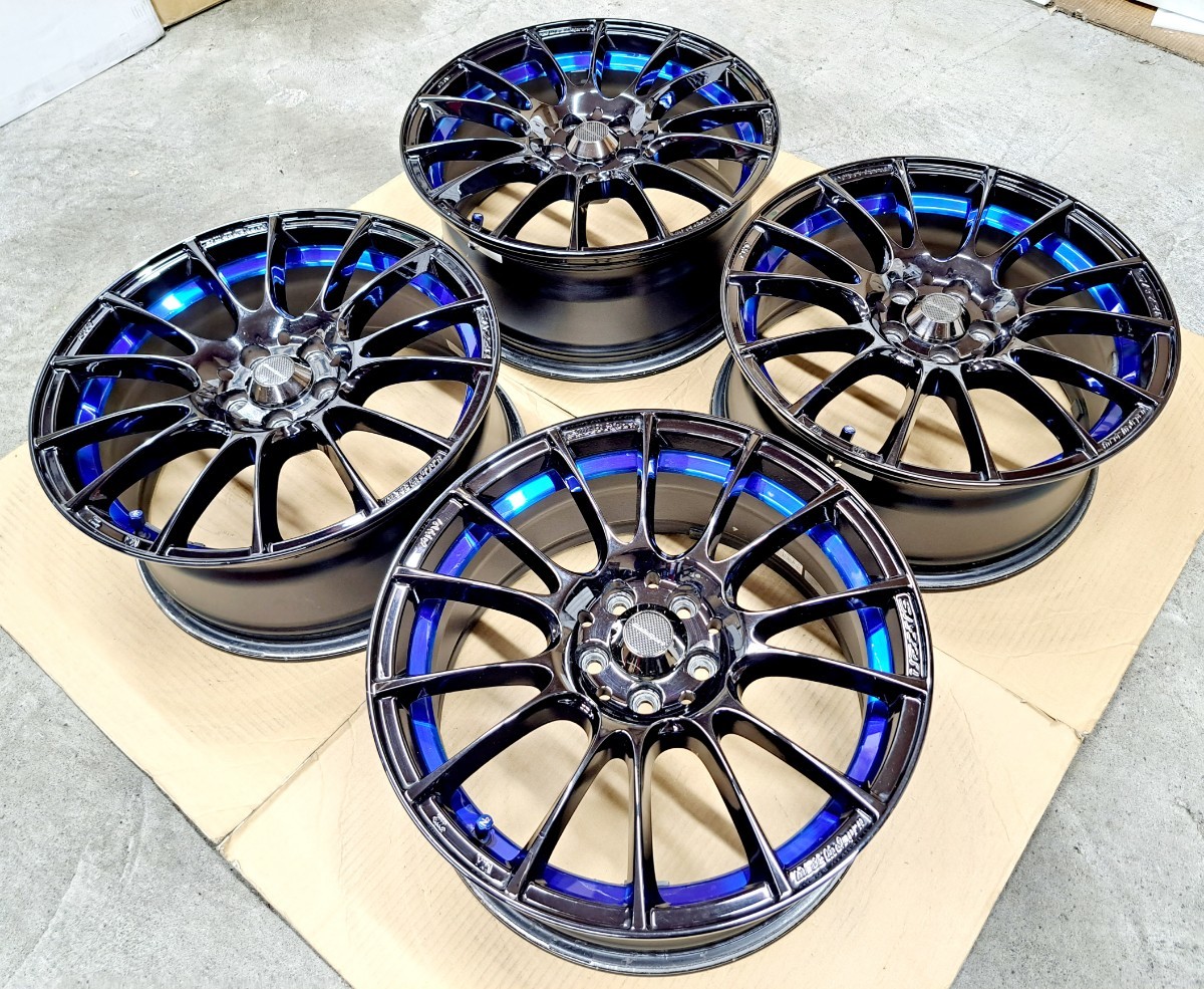 美品】ウェッズスポーツSA72R 17インチ ホイール 4本 スバル レガシィ