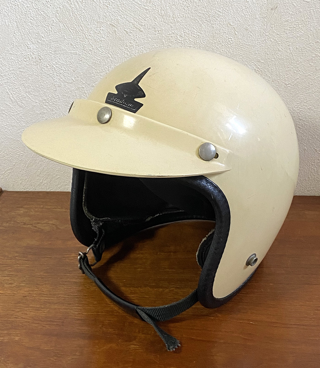 1970's 英国 STADIUM Project 6 ジェットヘルメット M-L スタジアム