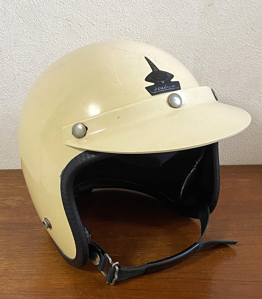 1970's 英国 STADIUM Project 6 ジェットヘルメット M-L スタジアム