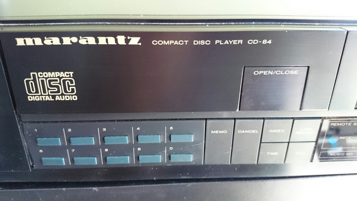  Marantz Marantz CD-84 used CD player operation goods maintenance ending 