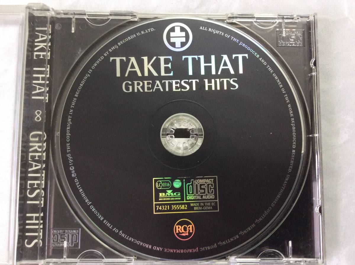 送料185円(元払)も可 輸入盤 TAKE THAT テイク・ザット Greatest Hits グレイテスト・ヒッツ 全18曲 中古_画像5