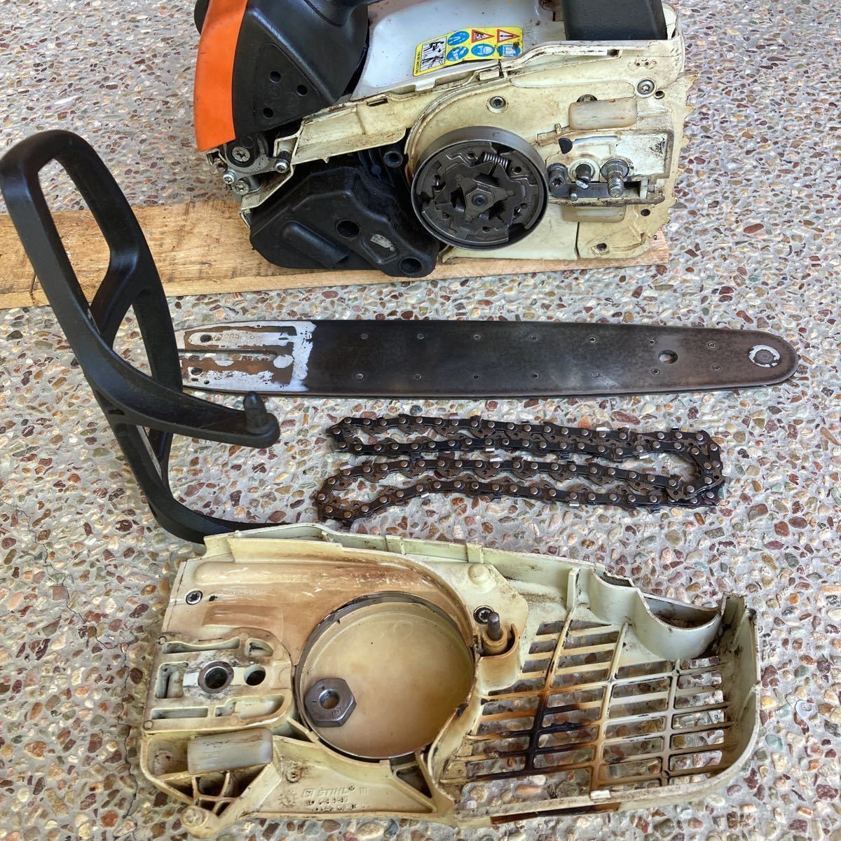 STIHL スチールチェーンソー MS192TC エンジンチェーンソー ☆実働品
