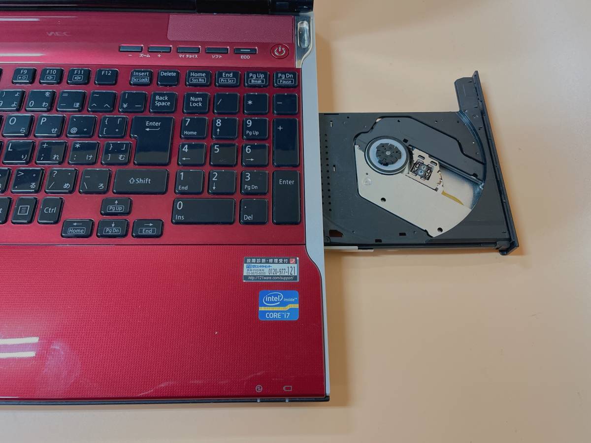 [最強i7+新品SSD512GB+HDD1000GB] NEC Lavie LL750/L core i7-3630QM/メモリ8GB/Windows11/office2019 H&B/Blu-ray/Webカメラ/WIFI/HDMI_画像2