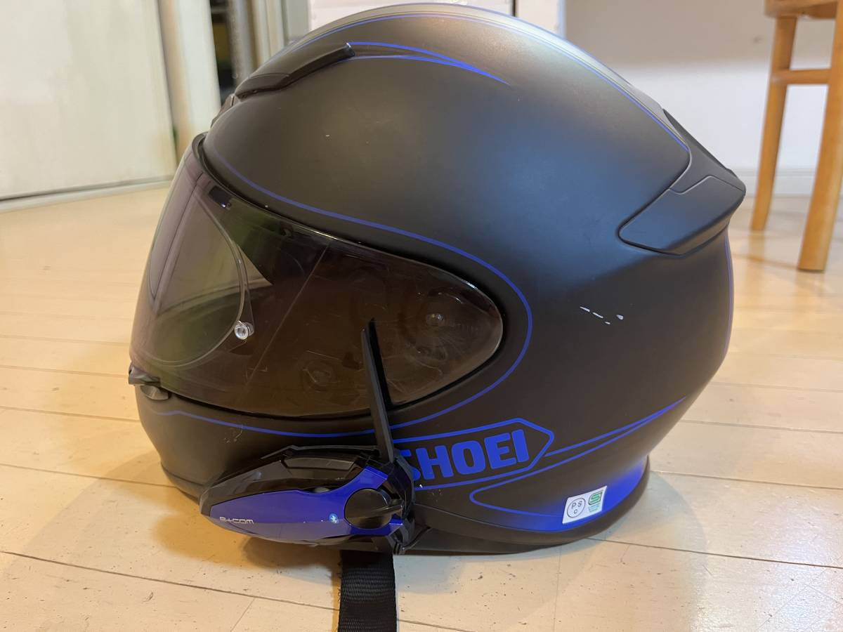 SHOEI Z-7 フルフェイスヘルメット Lサイズ TC-2 BLUE BLACK マット