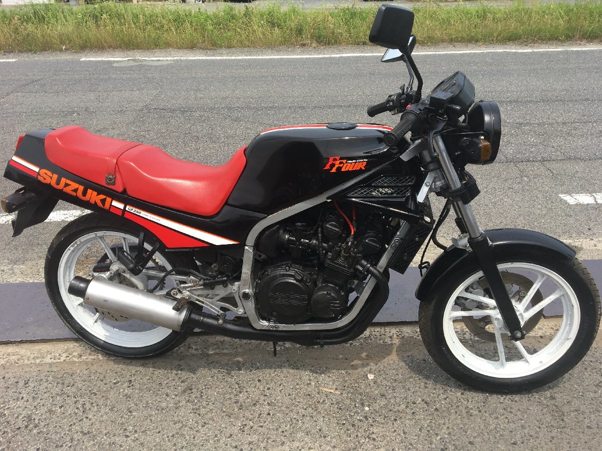 奇跡 納屋物 スズキ GF250 GJ71C 低走行599km 実働 書類付き 吹け