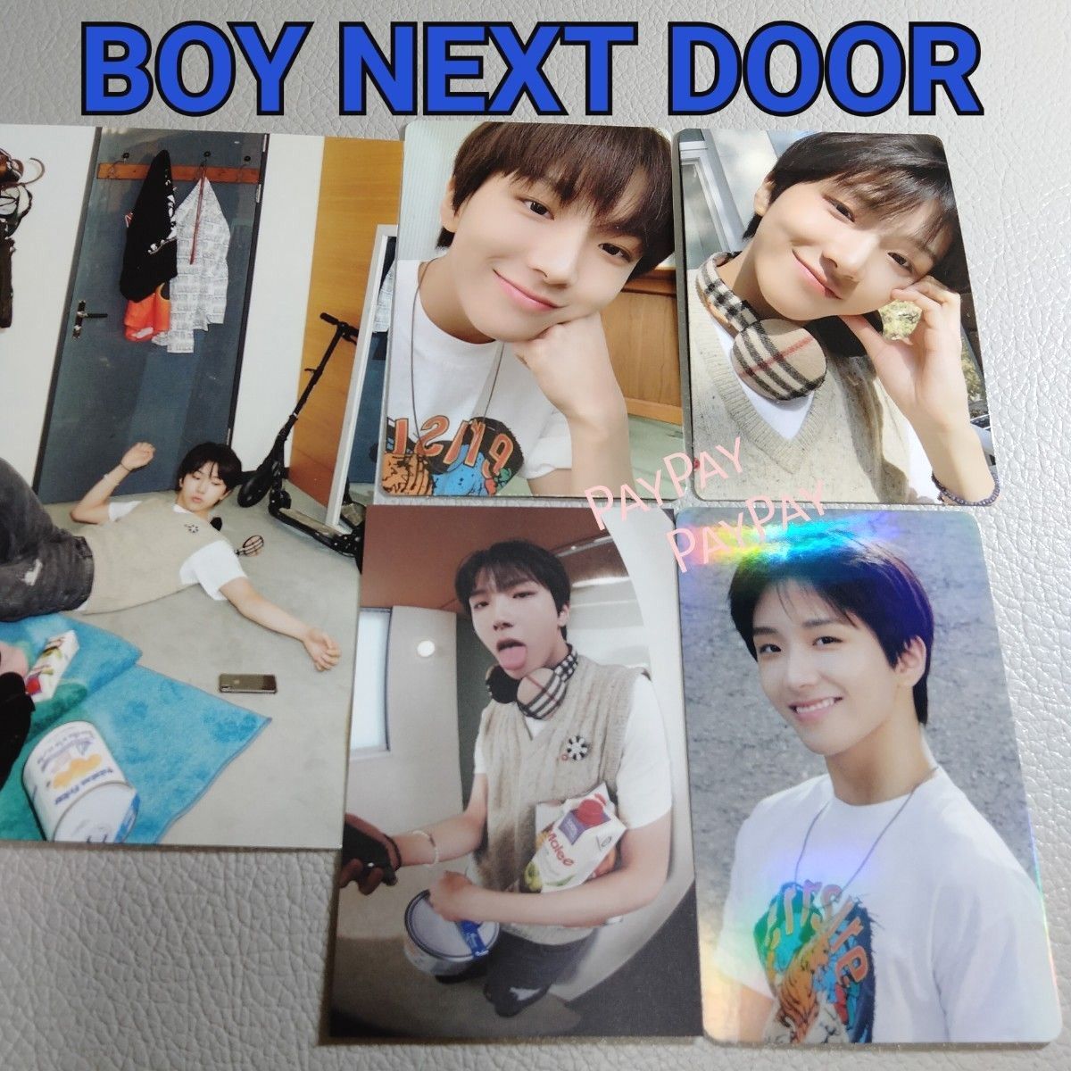 大阪特売 boy next door ソンホ 直筆サイン入りトレカ 当選