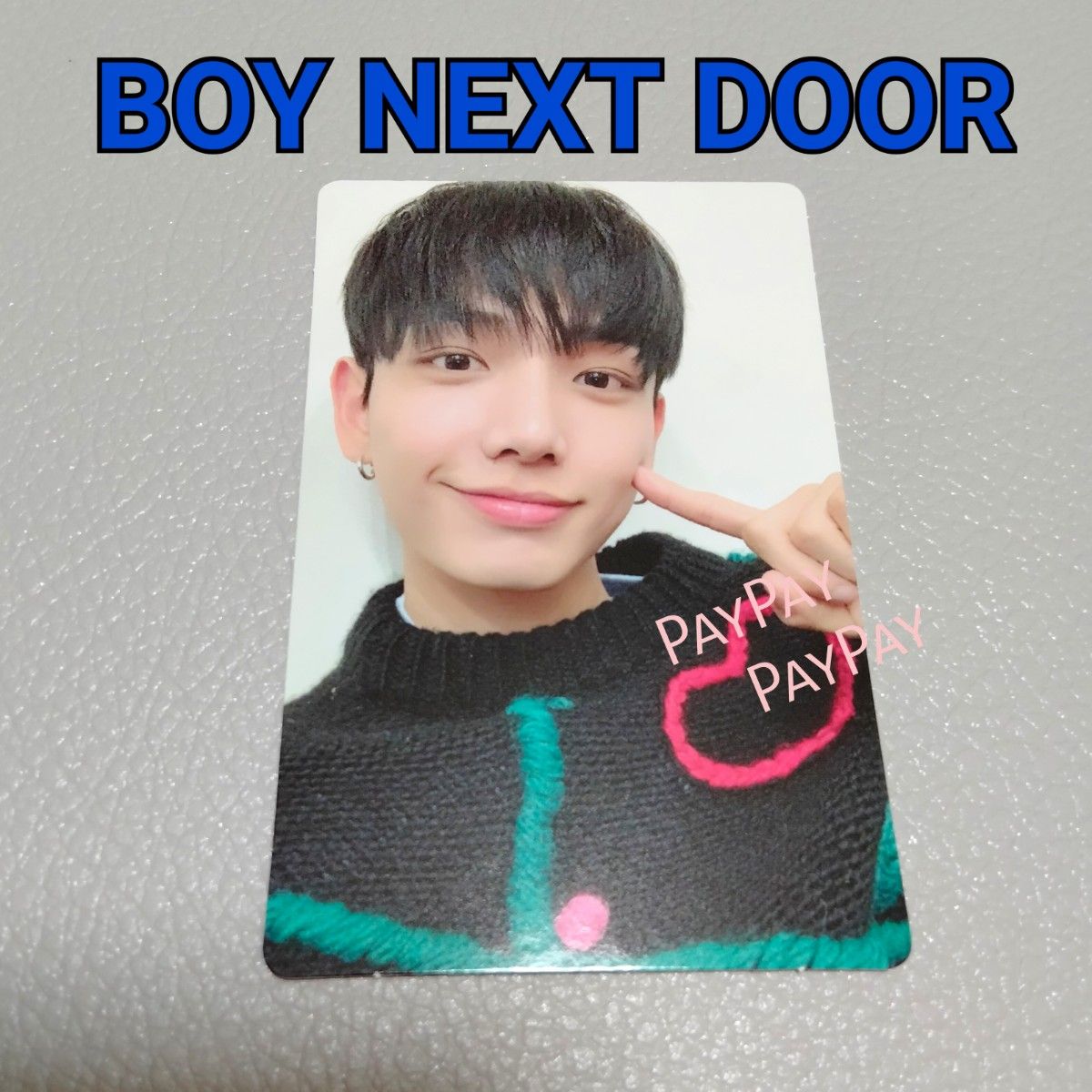 BOY NEXT DOOR WHO! ジェヒョン トレカ ボネクド　封入トレカ　weverse