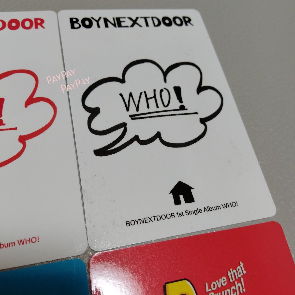 BOY NEXT DOOR WHO ソンホ トレカ ボネクド 封入トレカ アルバム BOY NEXT DOOR WHO ソンホ トレカ ボネクド 封入トレカ アルバム