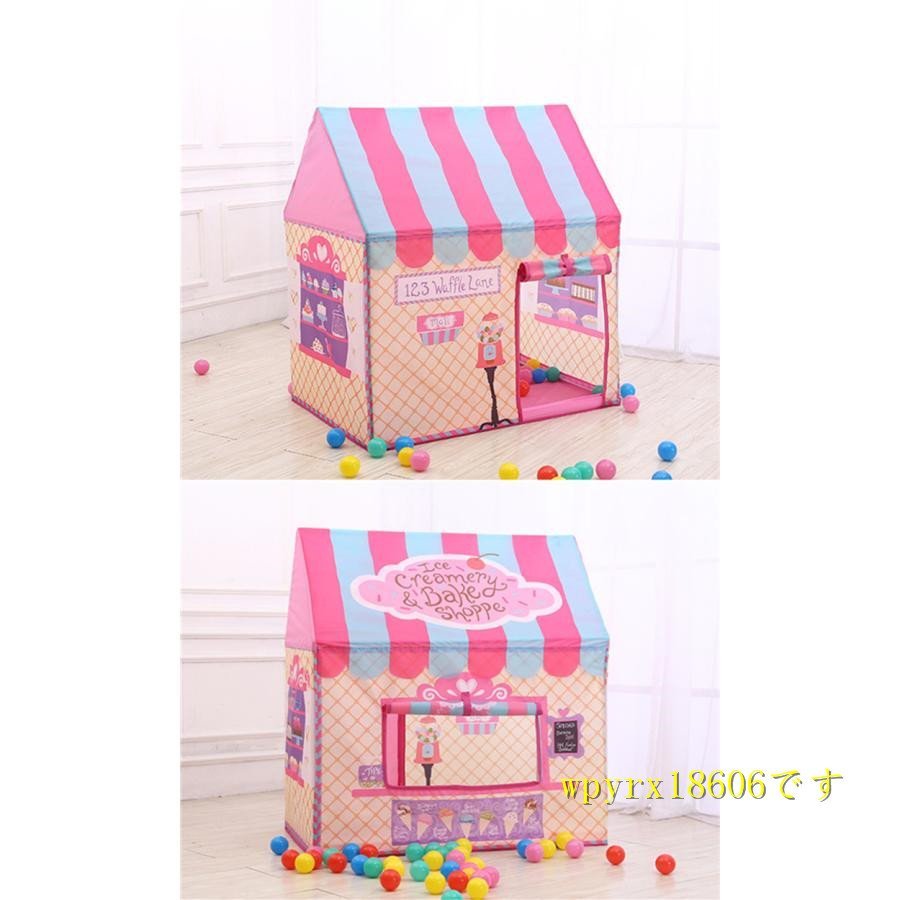  Kids tent child tent interior tent house stylish Kids house lovely Northern Europe manner folding type / ice cream shop san 