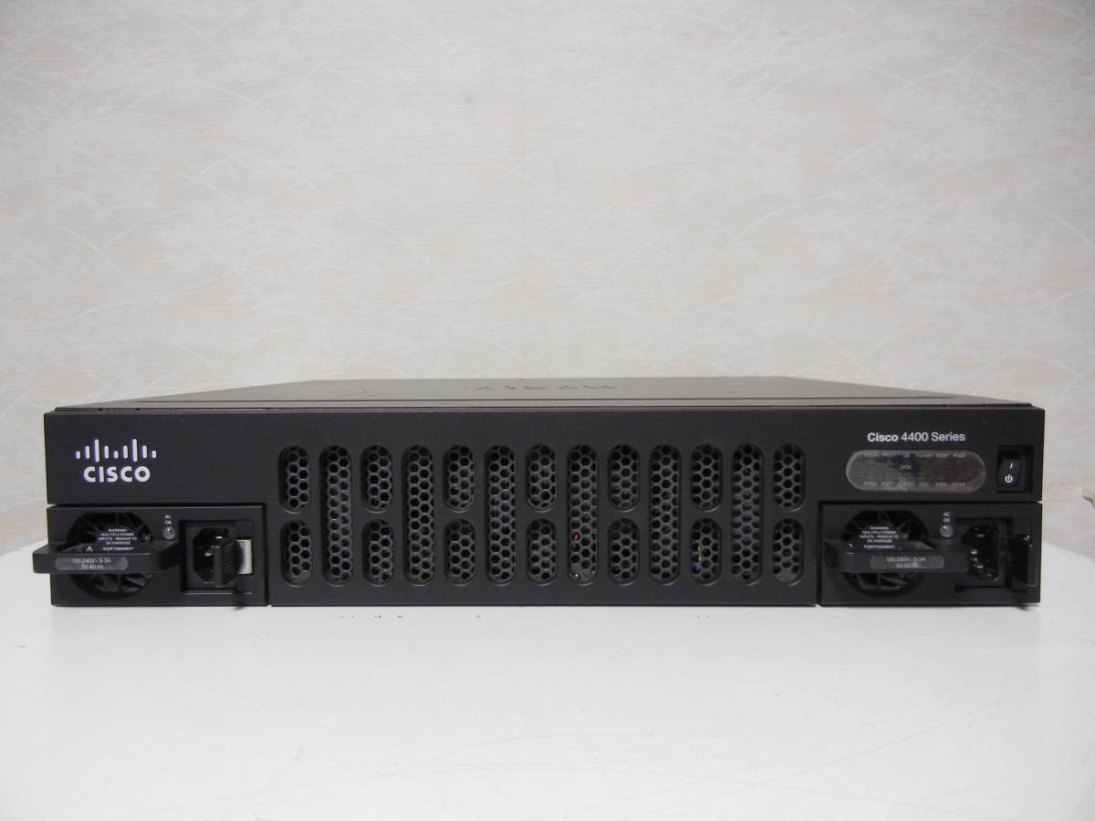 ★中古 Cisco 4000シリーズ（ISR4451-X/K9） 電源二重 初期化_画像1