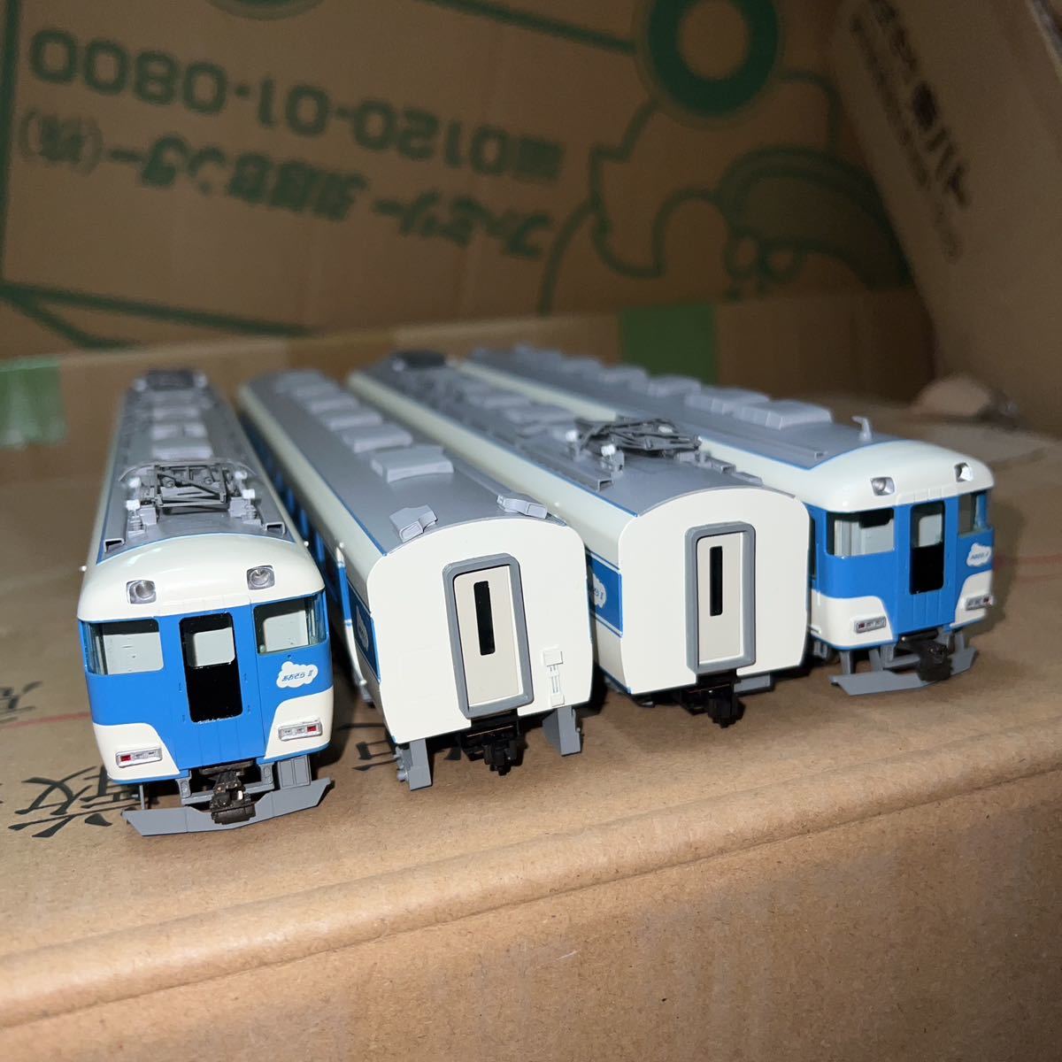 エンドウ 近鉄15200系あおぞらⅡ 4両セット エンドウ 近鉄15200系あおぞらⅡ 4両セット