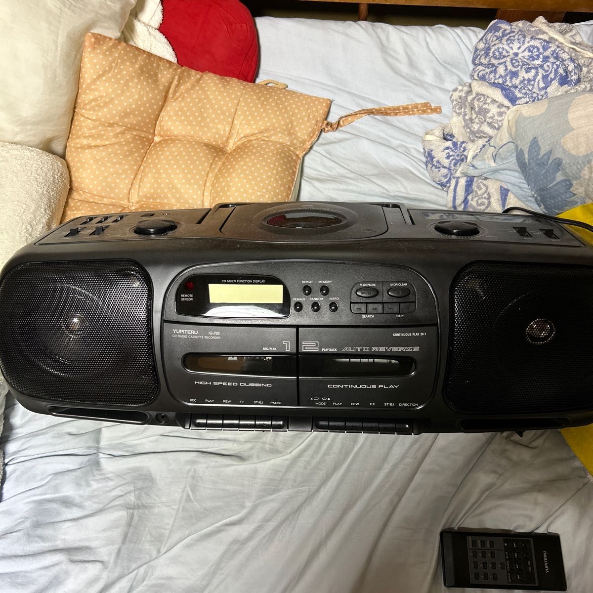 新品開封品 ユピテル CDラジオカセットレコーダー YG-P85