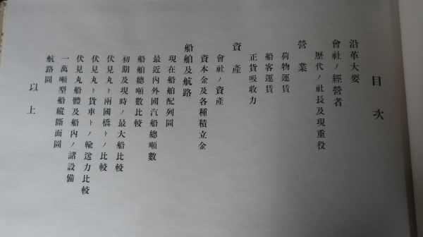 ☆大正4年　日本郵船株式会社　創立満30年記念帖　伏見丸　汽船断面図/航路地図付 A1637_画像6