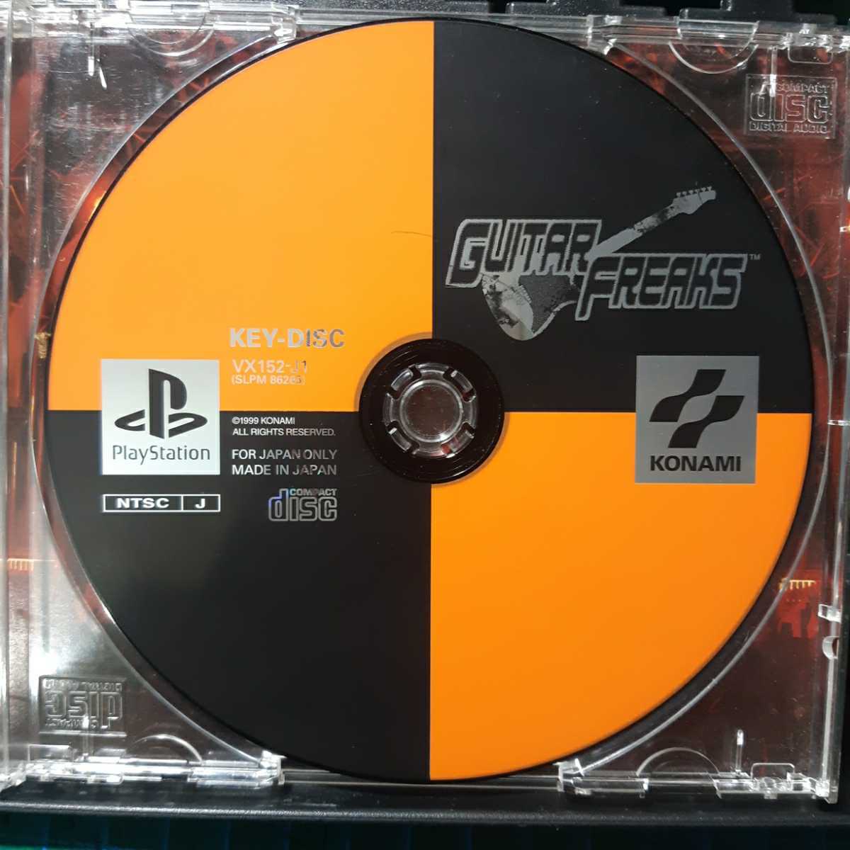 レトロゲーム/PlayStation専用ソフト/KONAMI/ギターフリークス/リズム/中古_画像3