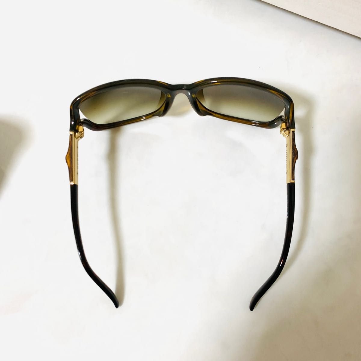 美品 GUCCI グッチ ブラウン バンブー サングラス