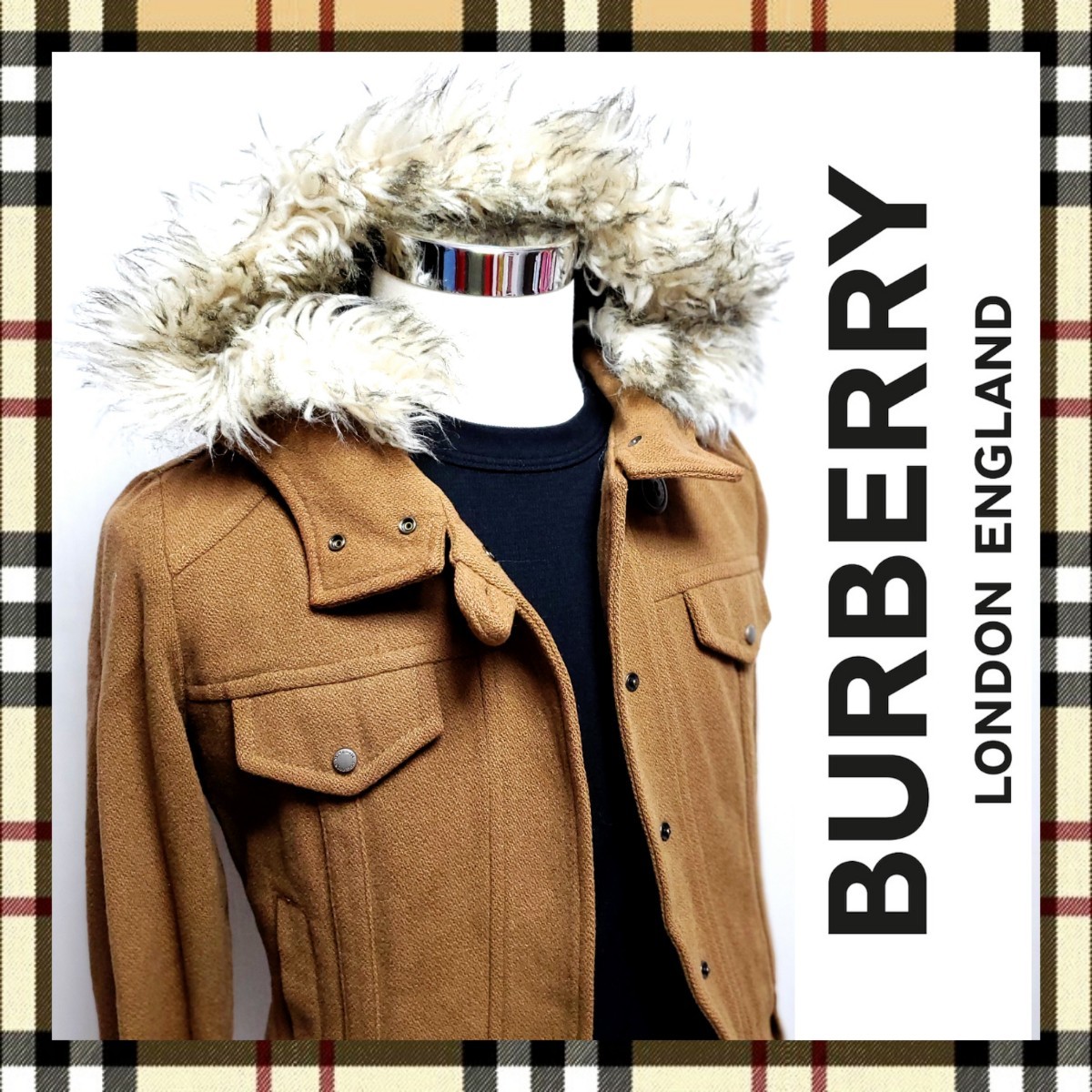 衝撃特価 【美品 未使用 タグ付き】Burberry バーバリーブルーレーベル