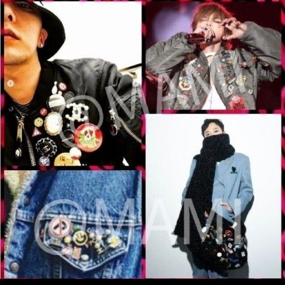 ★ BIGBANG G-DRAGON ミニ缶バッジ ★ ２個セット ジヨン GD