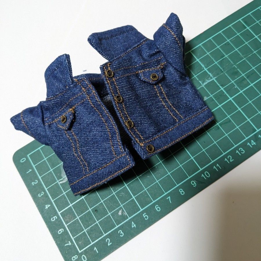 ドール用 ジーンズ セットアップ 20cm ぬいぐるみ BTS SKZOO EXO BIGBANG 着せ替え衣装|PayPayフリマ 10cm ぬい服★赤タータンチェックセットアップ②