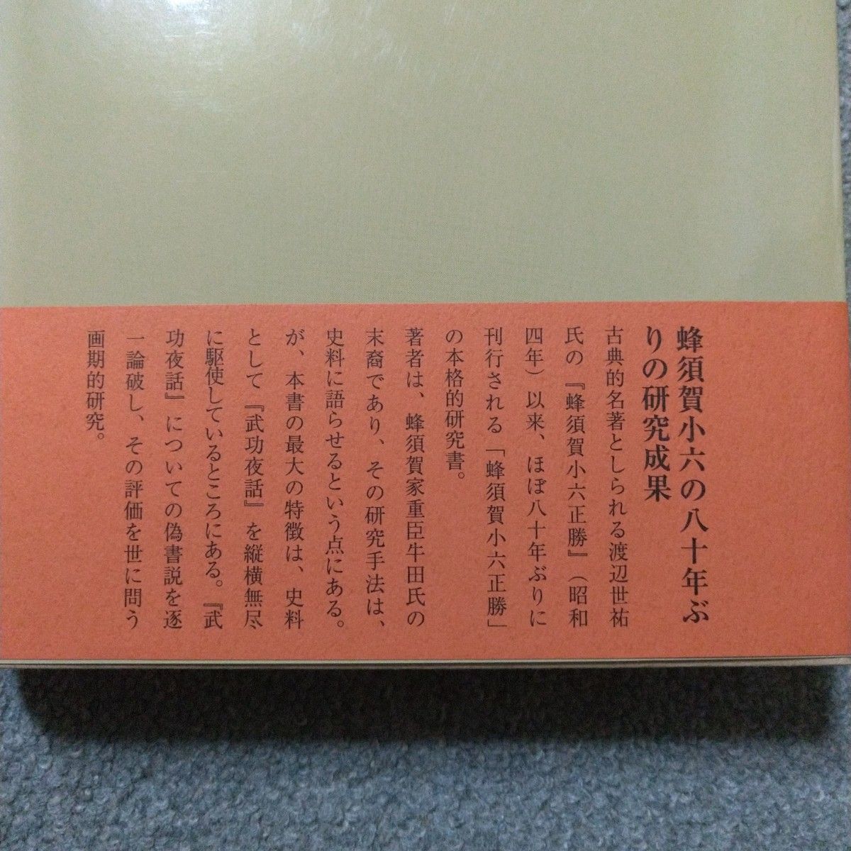 史伝蜂須賀小六正勝 牛田義文 中古(プレミア本)