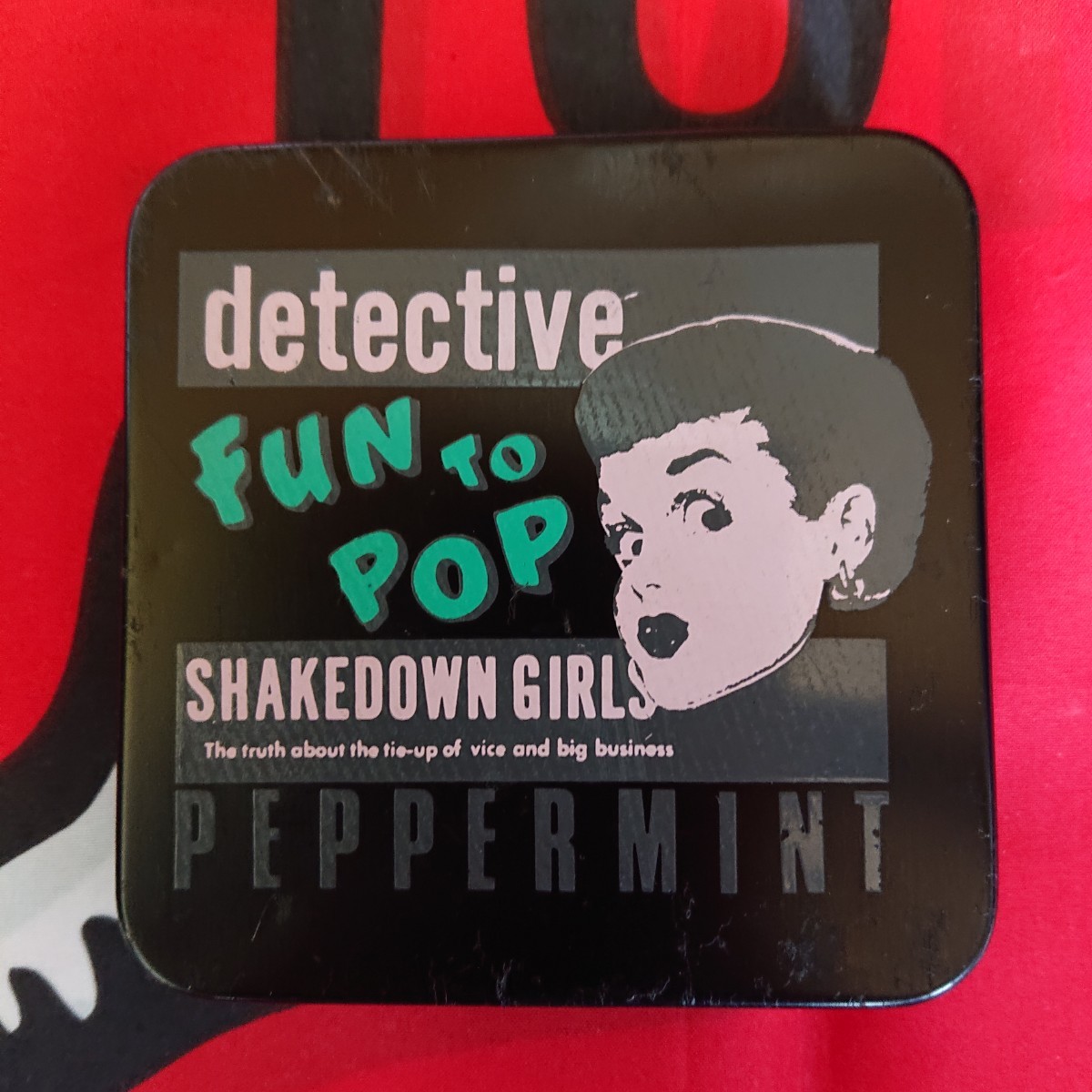 当時物!東京ペパーミントシガレットケース中古品Peppermint/クリーム