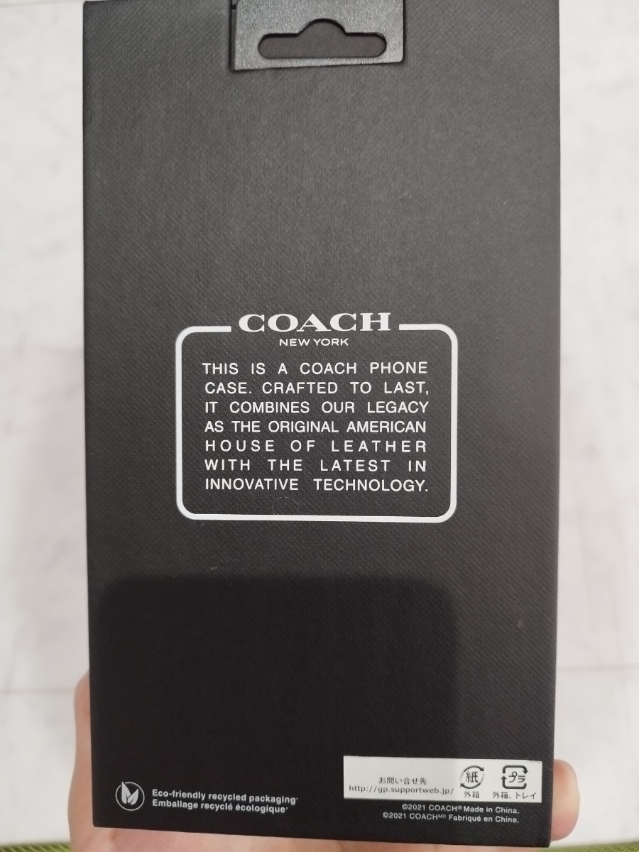 COACH　iphone13mini　手帳型スマホケース